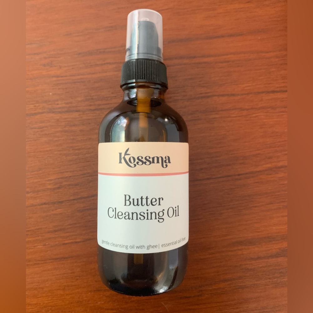 KOSSMA Butter Cleansing and Makeup Remover Oil All Natural Clean Beauty
